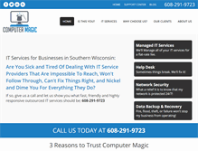 Tablet Screenshot of computermagic.us